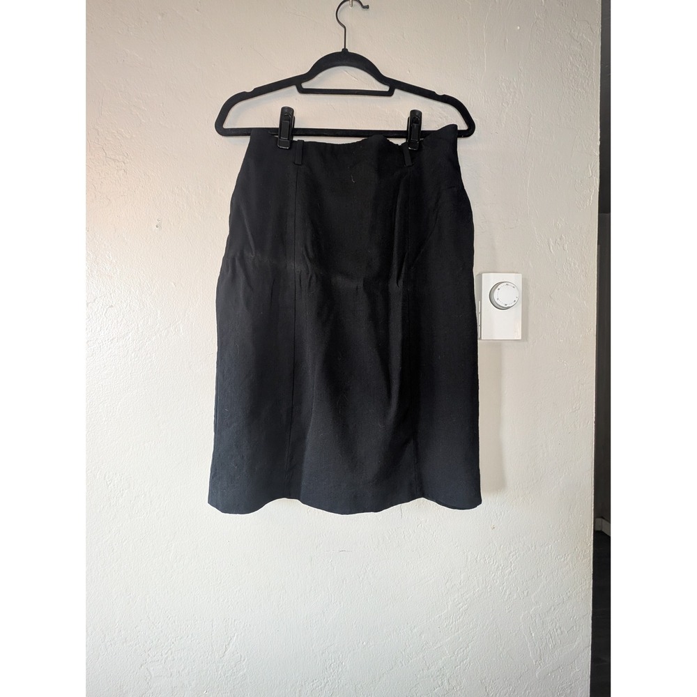 Liz Claiborne Black wool pencil skirt‎ sz 12